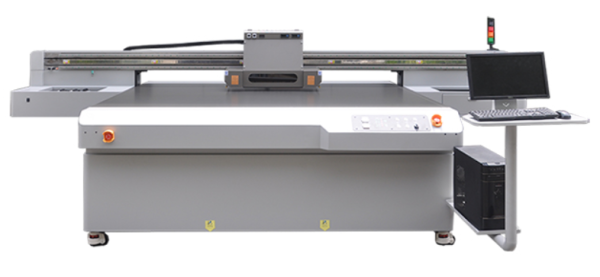 AMO UVIP 2513 LED UV Flatbed Printer With Max 12pcs Ricoh& 8pcs Kyocera Printheads