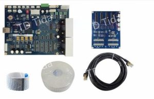 Hoson XP600 boards kit with cable work for 2 pieces XP600 Flatbed cable conection Version