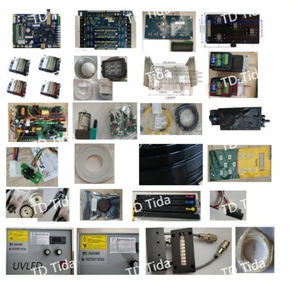 Kit i3200 UV Flatbed for Upgrading Chinese Inkjet Printer with 4 pieces i3200 printheads (Flatbed Version)